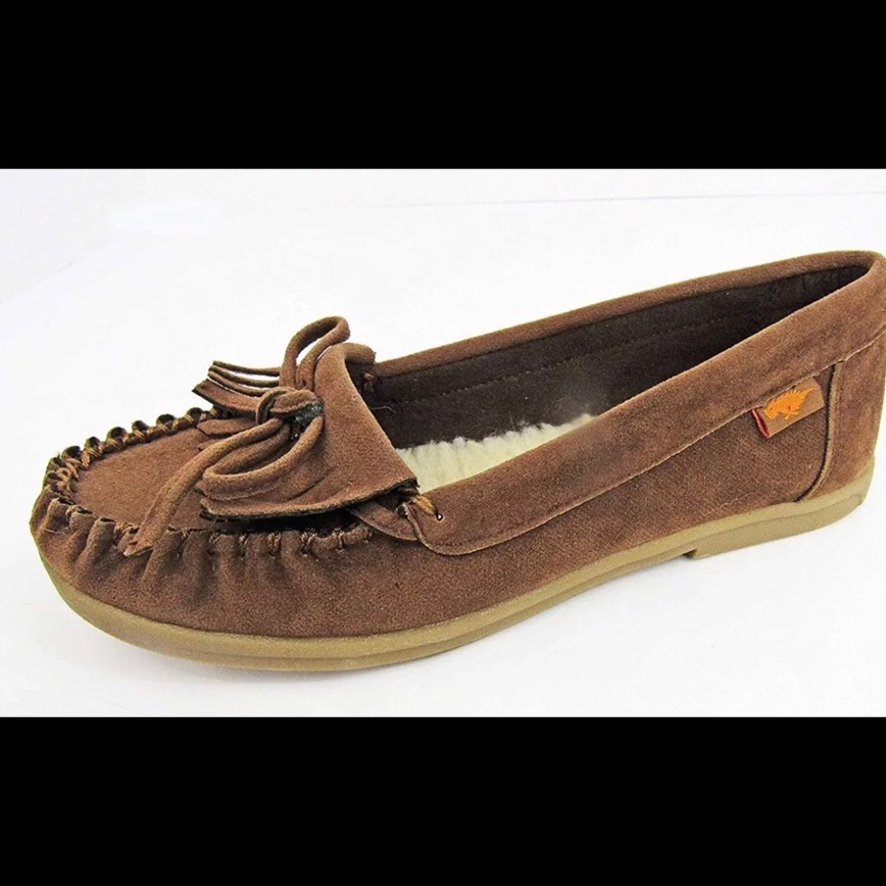 Rocket Dog Sherling Moccasin Brown Size 6.5 New
